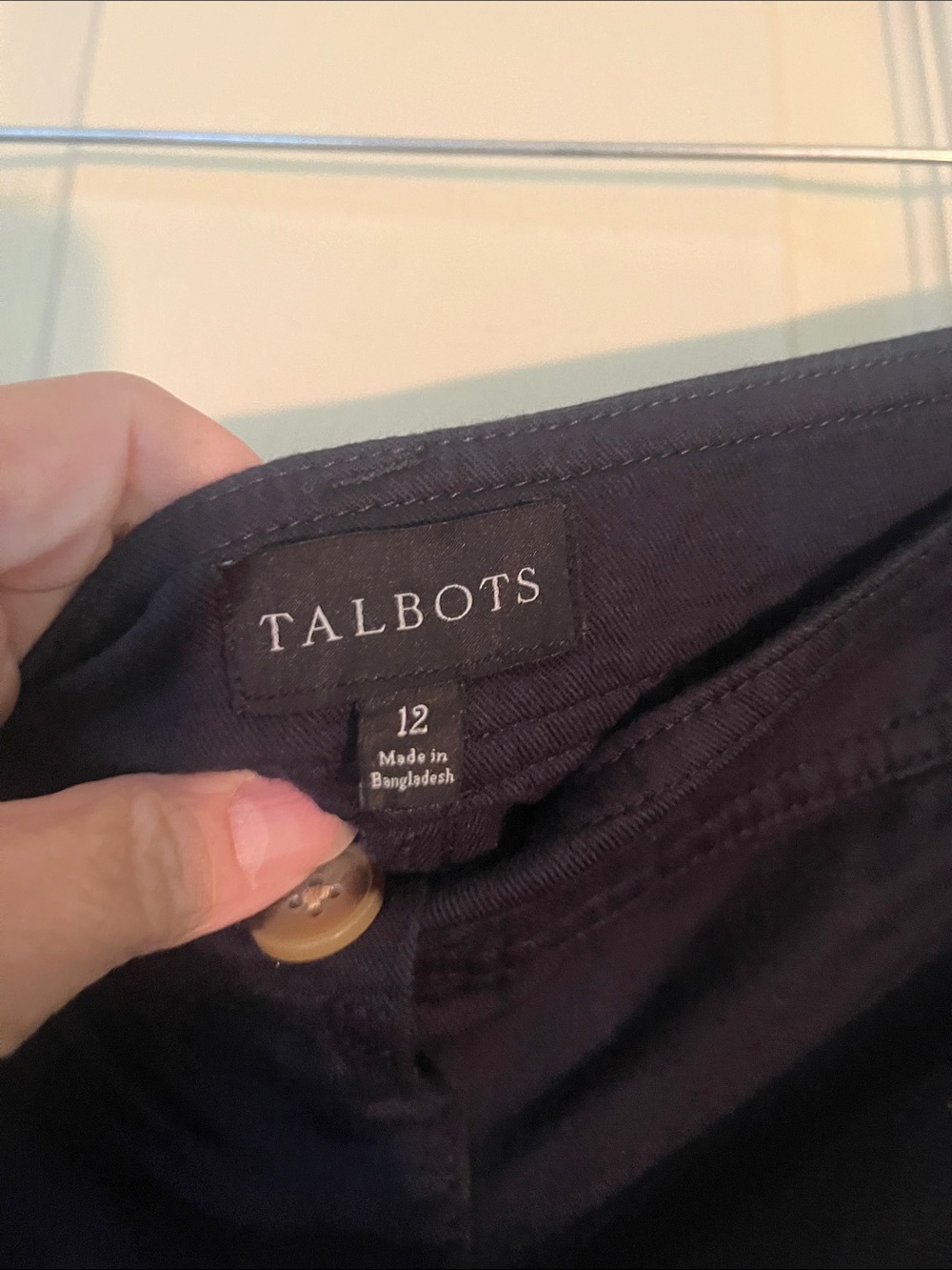 Women's Navy Roll-Hem Shorts - Picture 2 of 6